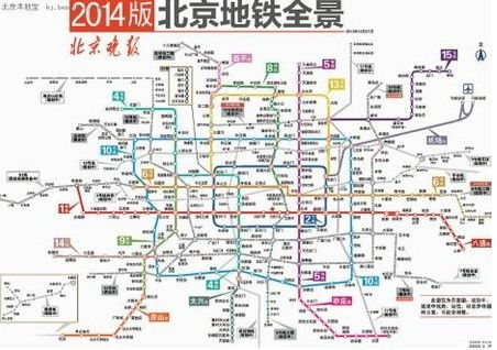 北京地铁线路图2015，回顾与解析