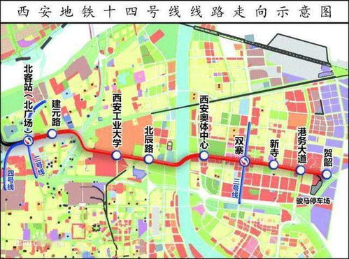 西安地铁14号线详解及线路图解析