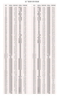 T179次列车时刻表查询